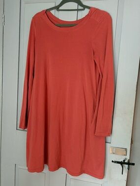 Pact Organic Cotton Long Sleeve Dress with pockets